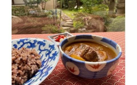 城下町しばたの恵み??パック 400g×4 【 カレー 志まや 割烹 豚肉 4袋 400g 冷凍 簡単 贈答 レトルト 時短 J33 】