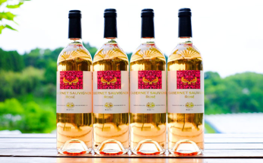 ワイン 奥出雲葡萄園 カベルネソーヴィニヨン・ロゼ  4本セット 国産 ワイン セット ロゼワイン カベルネソーヴィニヨン ロゼ 4本 4本セット 詰め合わせ 飲み比べ セット まとめ買い お酒 酒 