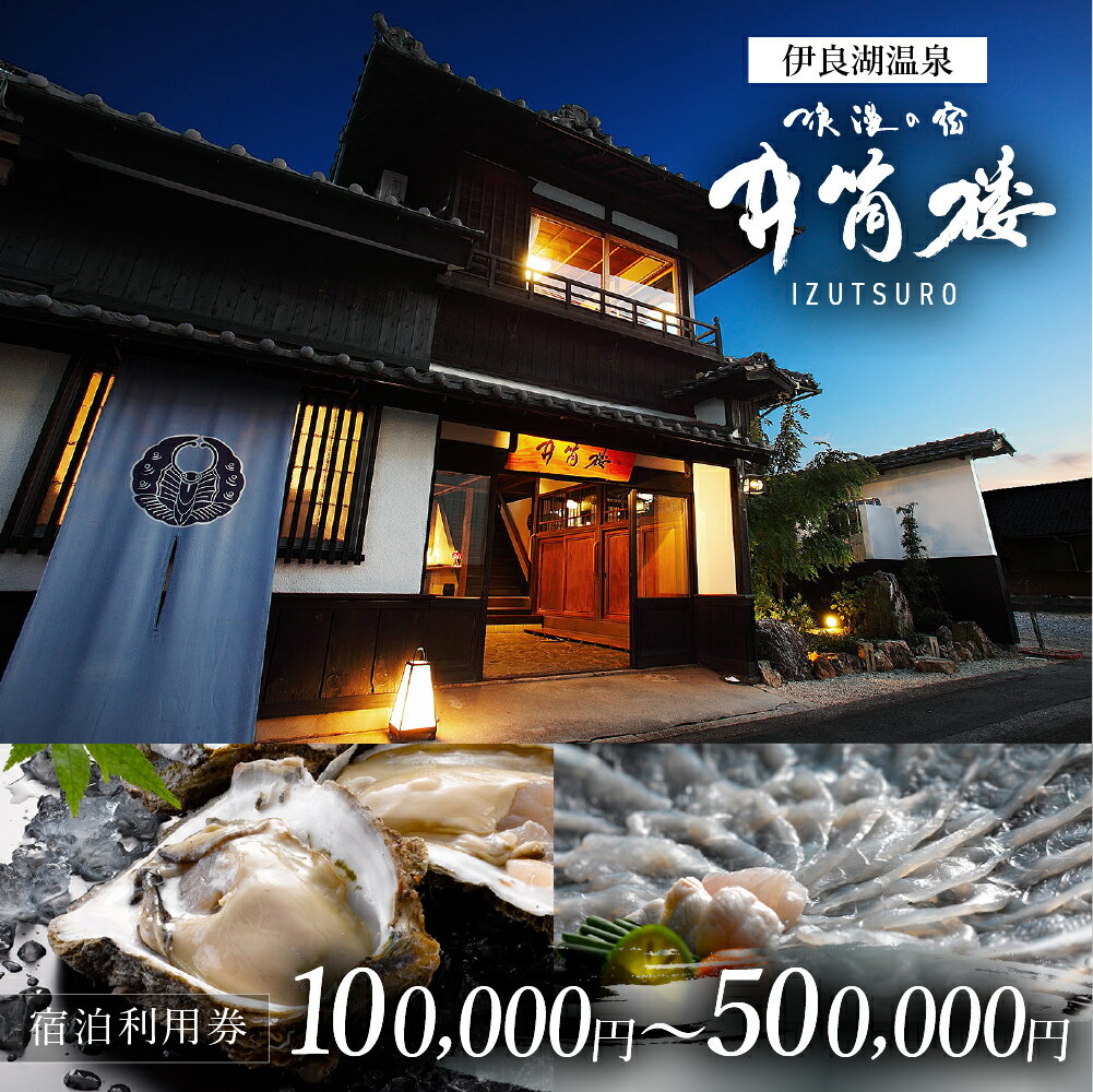 【ふるさと納税】 井筒楼 宿泊利用券 5万円分～ 選べる 宿福 旅館 旅行券 宿泊券 観光 愛知県 田原市 老舗宿 モダンレトロ 露天風呂 大浴場 伊良湖温泉