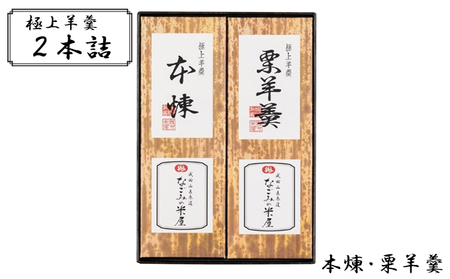 羊羹 2本詰 本煉 栗 セット 詰め合わせ 和菓子 羊羹