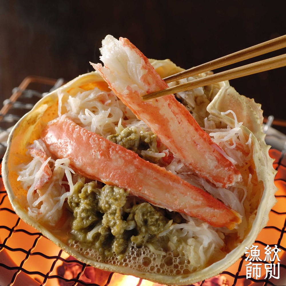 16-114 【お中元】ずわい甲羅盛り 3個　【かにみそまで完全無添加】 ｜かに ずわいがに 高品質