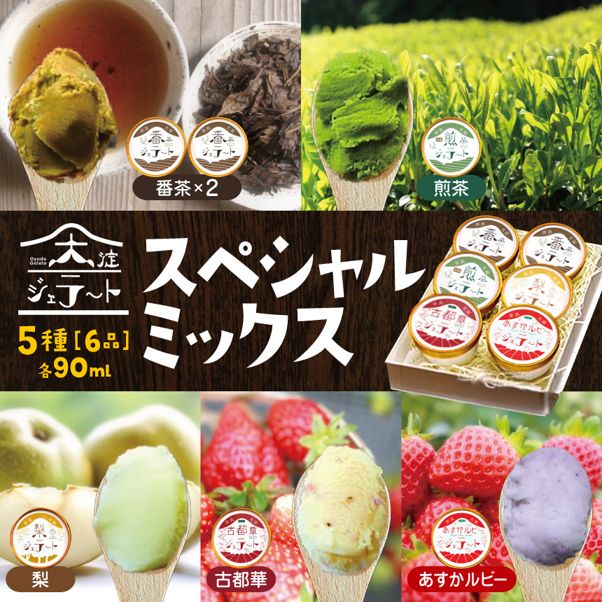 C3 大淀ジェラート スペシャルミックス 6個入 大淀の地から旨味を込めて!自然の恵みいっぱい【大淀ジェラート】 | 大淀の地から旨味を込めて! 自然の恵みいっぱい ジェラート スイーツ フルーツ ア
