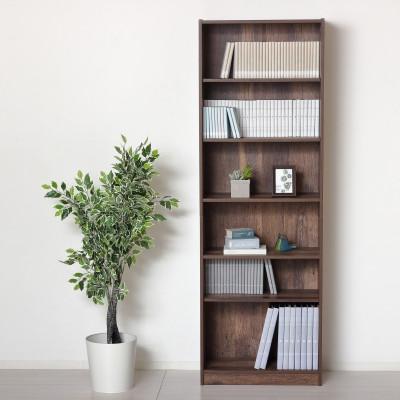 ふるさと納税 海南市 らくらく組立 文庫本棚W600ダークブラウン |  | 01