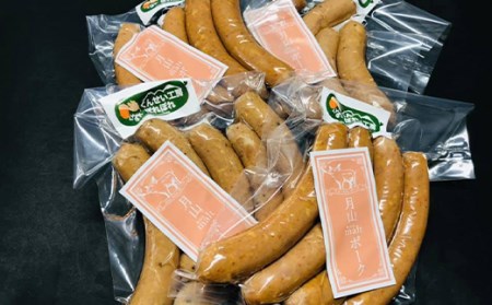 月山maltポーク 粗挽きソーセージ 760g（190g×4パック）F2Y-2155