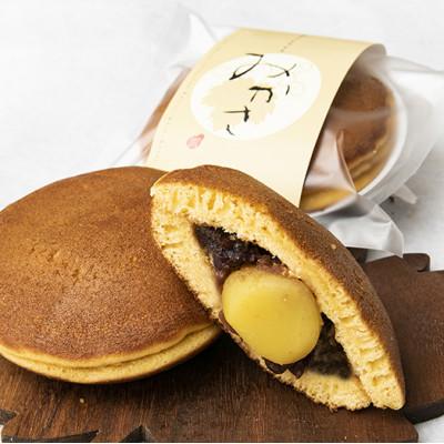 ふるさと納税 茨木市 みかさと栗みかさ(バター入りの皮)の2種詰合せセット　10ヶ入り　別名『どらやき』もちもちが自慢! |  | 02