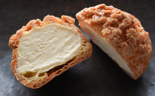 弁天堂 クッキーシュークリーム 8個　　[スイーツ カスタード 冷凍 焼菓子]