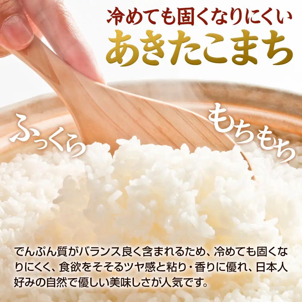 《令和8年産新米先行受付》【定期便2ヶ月】あきたこまち 無洗米 10kg（5kg×2袋）令和8年産【秋田食糧卸販売】
