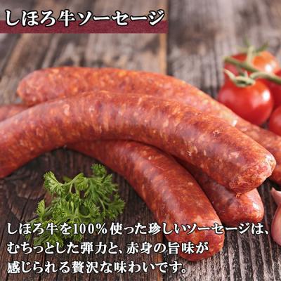 ふるさと納税 士幌町 北海道 しほろ牛 ソーセージ 計12本 牛ソーセージ むちっとジューシー 十勝 士幌町【L15】 |  | 01