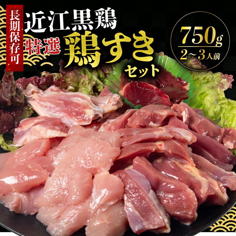【 ふるさと納税 】 鶏肉 地鶏 特選 食べ比べ 冷凍 750g すき焼き 詰め合わせ 鶏 もも肉 モモ肉 むね肉 ささみ 肝臓 砂肝 ハツ 手羽中 手羽元 せせり 真空 鍋 鶏鍋 焼き鳥 焼鳥 寄せ鍋 食感 旨味 肉 近江鶏 近江黒鶏 国産 調理 簡単 長期保存 BBQ 滋賀県 日野町