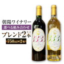 【ふるさと納税】【選べる組み合わせ】ブレンド 2本セット（赤白 組み合わせ自由）計1.5L 各750ml アルコール分11% ワイン 赤ワイン 白ワイン 赤 白 飲み比べ セット 詰め合わせ 辛口 酸味 酒 お酒 朝陽ワイナリー 国産 鹿児島県 薩摩川内市 送料無料