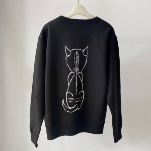 CAT SWEATSHIRT【Lサイズ／BLACK】