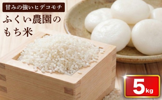 【 令和7年産米 】 もち米 5kg ふくい農園
