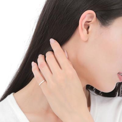 ふるさと納税 大月市 ピンキー　エタニティリング　0.18CT　R3996DI-P#4 |  | 03