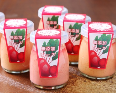 栄養たっぷり! ビーツプリン6個セット | お菓子 菓子 おかし 洋菓子 ビーツ ビーツプリン 6個 セット 兵庫県 上郡町　