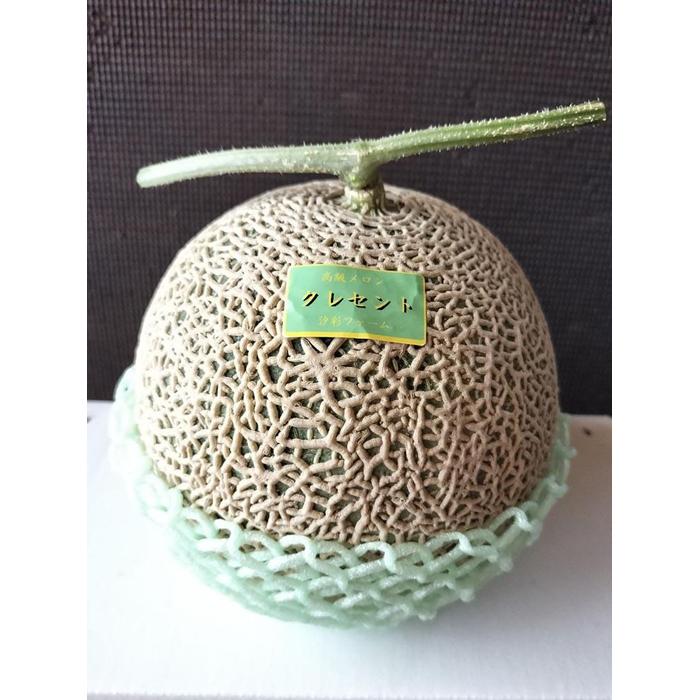 【ふるさと納税】783.【先行予約】青肉メロンの新星「クレセントメロン」満足の2玉セット　※2026年7月中旬より順次発送予定