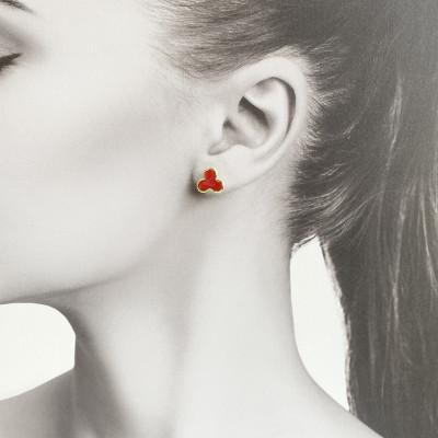 ふるさと納税 茅ヶ崎市 ArtOpus.  イヤリング ファミリア 赤 湘南 茅ヶ崎市 陶磁器アクセサリー アートギフト |  | 01