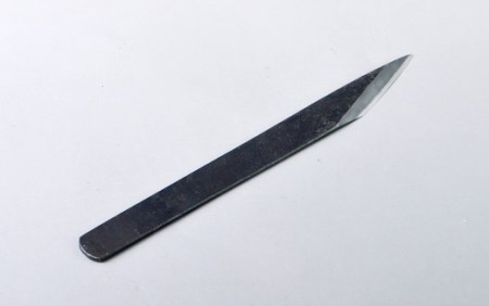 手打ち切出し小刀18mm　桐箱入り【北海道・沖縄・離島　配送不可】