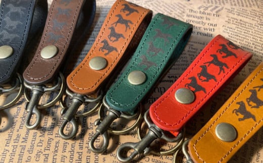 馬九いくキーリング(ダークブラウン)　栗東市 / 株式会社ブルズエフ [BIAU262]