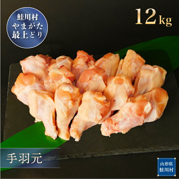 【ふるさと納税】鮭川村産　やまがた最上どり ［鶏手羽元］ 12kg