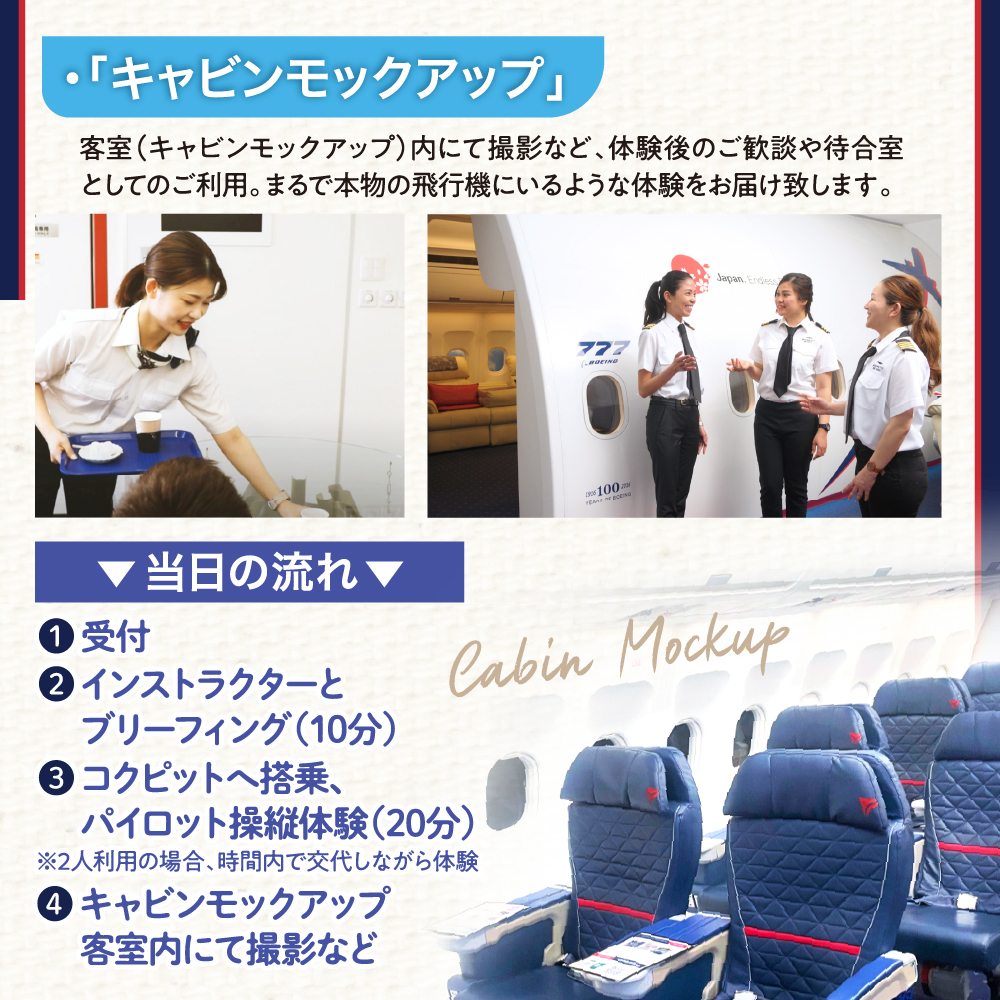 フライトシミュレーター操縦体験30分コース