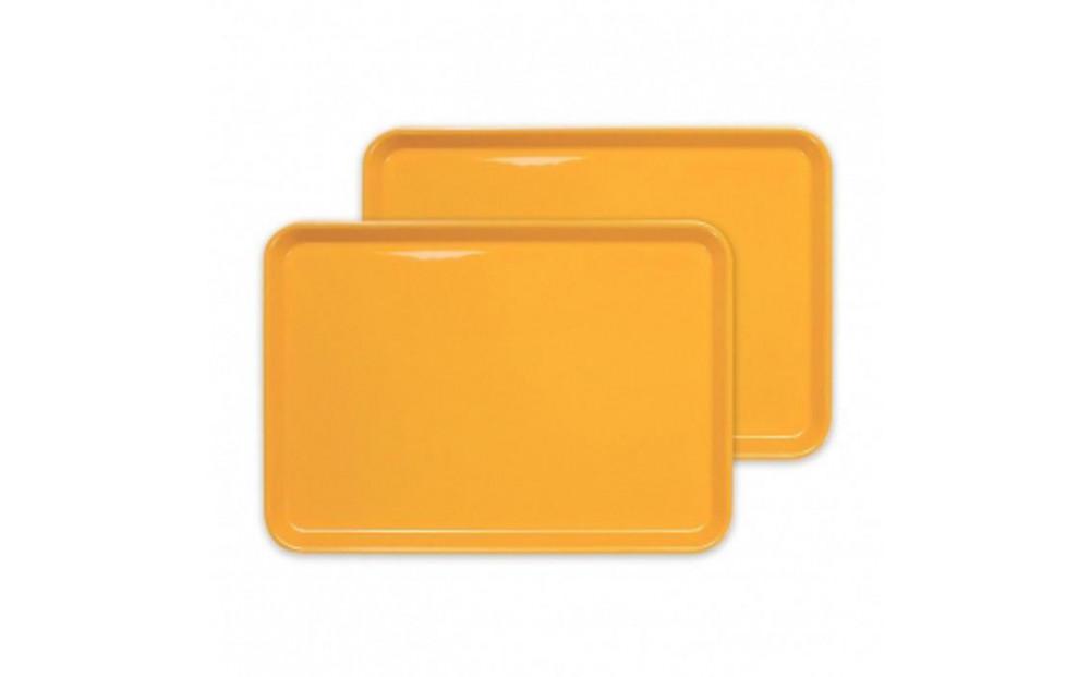 カラフルピノトレー M 33cmイエロー 2枚組 タツクラフト 【Tk44】 303446_DA90011