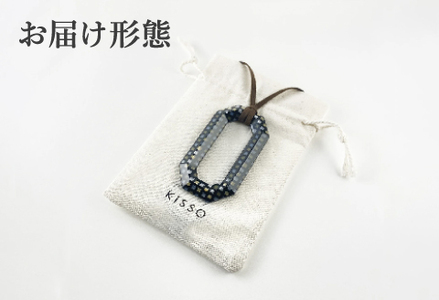 ＜KISSO＞Pendant Glass Holder_Square マルチブラウン