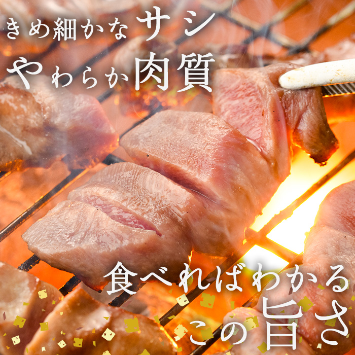 ＜定期便・全6回 (2か月ごとの発送)＞厚切り 塩味 牛タン (総量2.4kg) 定期便 小分け 牛肉 肉 タン 牛たん 味付け 焼肉 塩 BBQ 冷凍 大分県 佐伯市【DH316】【ネクサ】