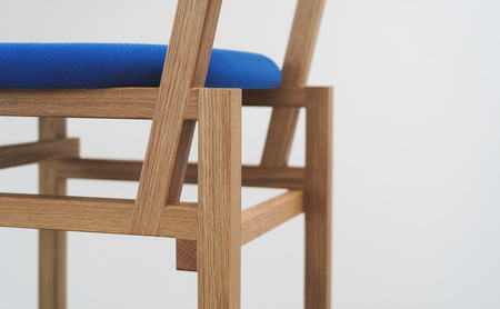 SD02 / Yoh Chair | 家具 インテリア 椅子 イス チェア ダイニングチェア オフィスチェア アームレス コンパクト おしゃれ 小野市 ブルー
