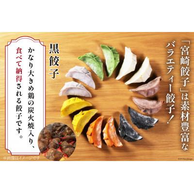 ふるさと納税 日向市 黒餃子 鶏炭火焼 入 15個入 ×4p 計 60個 |  | 01