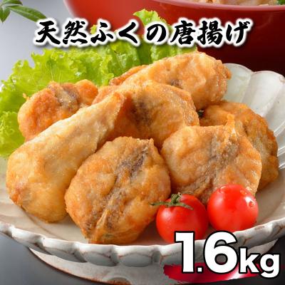 ふるさと納税 下関市 天然 ふぐ 唐揚げ 1.6kg 冷凍 200g×8袋 唐揚げ粉付 AU305-d
