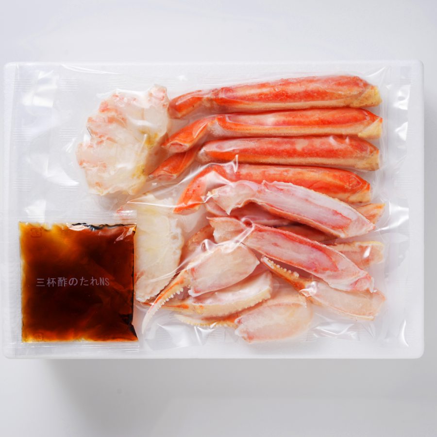 ＜札幌バルナバフーズ＞ゆでずわいがに脚(カット済)250g