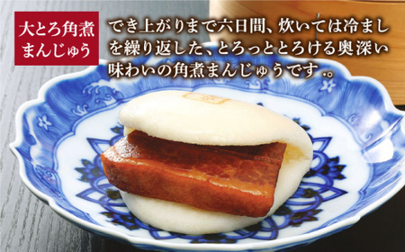 【6回定期便】長崎角煮まんじゅう 12個 / 大とろ角煮まんじゅう 10個 [DBG014] 角煮定期便
