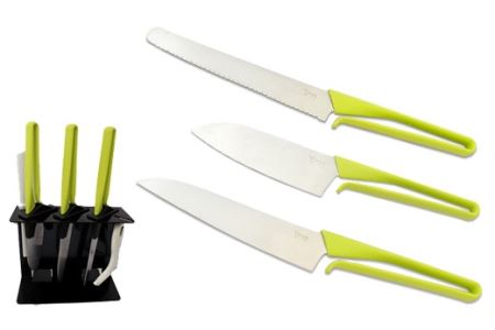 新生活応援！　コンパクトな包丁セット　H30-17 （包丁3本 & 包丁スタンド付き）