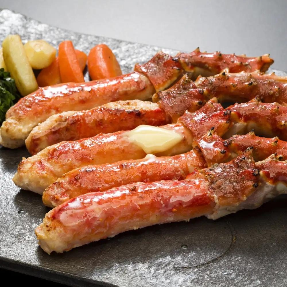 【ふるなびWEEK対象】生冷凍 本タラバガニ ポーション 脚 むき身 1kg 【生食可・お刺身OK 】（北海道・ロシア産） ABB001
