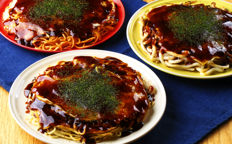 No.1176 【2ヵ月毎定期便　全6回】備後 府中焼き 麺くらべセット（3枚入り）