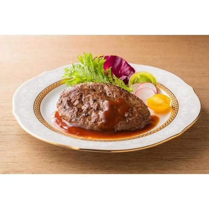 【ふるなびWEEK対象】ローストビーフの店鎌倉山 国産牛豚肉ハンバーグ　100ｇ×7個 ｜ 肉 お肉 牛肉 豚肉 ハンバーグ 人気 有名 おすすめ 国産牛 国産豚 柔らかい グルメ ジューシー 肉料理