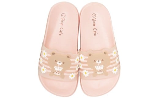 キッズ シャワー サンダル【17.0cm】 子供 こども かわいい 夏 海 ビーチ スケーター skater Bear Cafe クマ くま 女の子 女子【プール 海水浴 子ども キャラクター】 奈良県 奈良市 なら 4-076