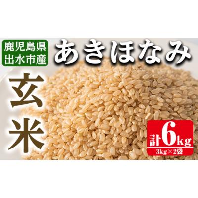 ふるさと納税 出水市 鹿児島県出水市産あきほなみ  玄米6kg_I862-B