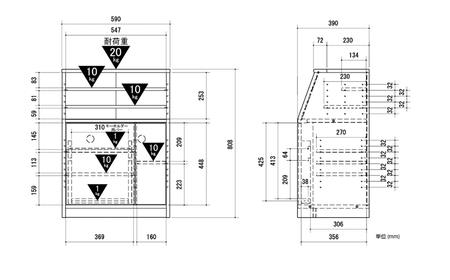 【ブラック】朝日木材 OshiPita 推し活ラック オシピタ