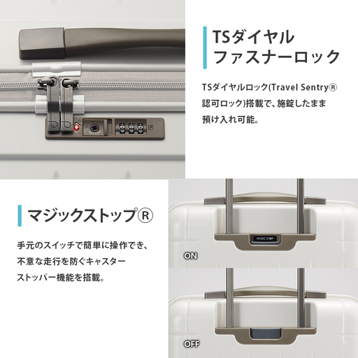 360G4 49 TR 02421 (07 ダスティーローズ) スーツケース 国産 日本製 38L キャリー バッグ 機内持ち込み 出張 短期旅行 PROTECA 北海道 赤平市