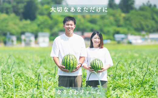 尾花沢プレミアすいか 羅皇ザ・スイート 大玉 4-5Lサイズ(約9~10kg) 1玉 2026年産 令和8年産 nf-su45r1