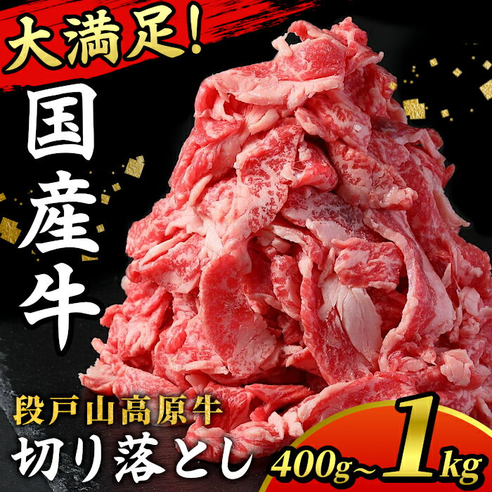 【ふるさと納税】〈選べる容量〉 国産牛 段戸山高原牛 切り落とし1kg 400g 1パック200g 小分け 幻の牛 国産 牛肉 牛 スライス 地域 限定 厳選 人気 薄切り 牛丼 肉じゃが 赤身 肉 数量限定 キャンプ バーベキュー お試し 肉 日本酒 酒粕 5000円 10000円 -070