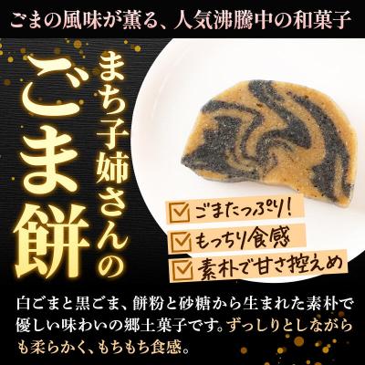 ふるさと納税 秋田市 和菓子 ごま 餅 まち子姉さん の ごま餅 15個|15_ktd-010301 |  | 03