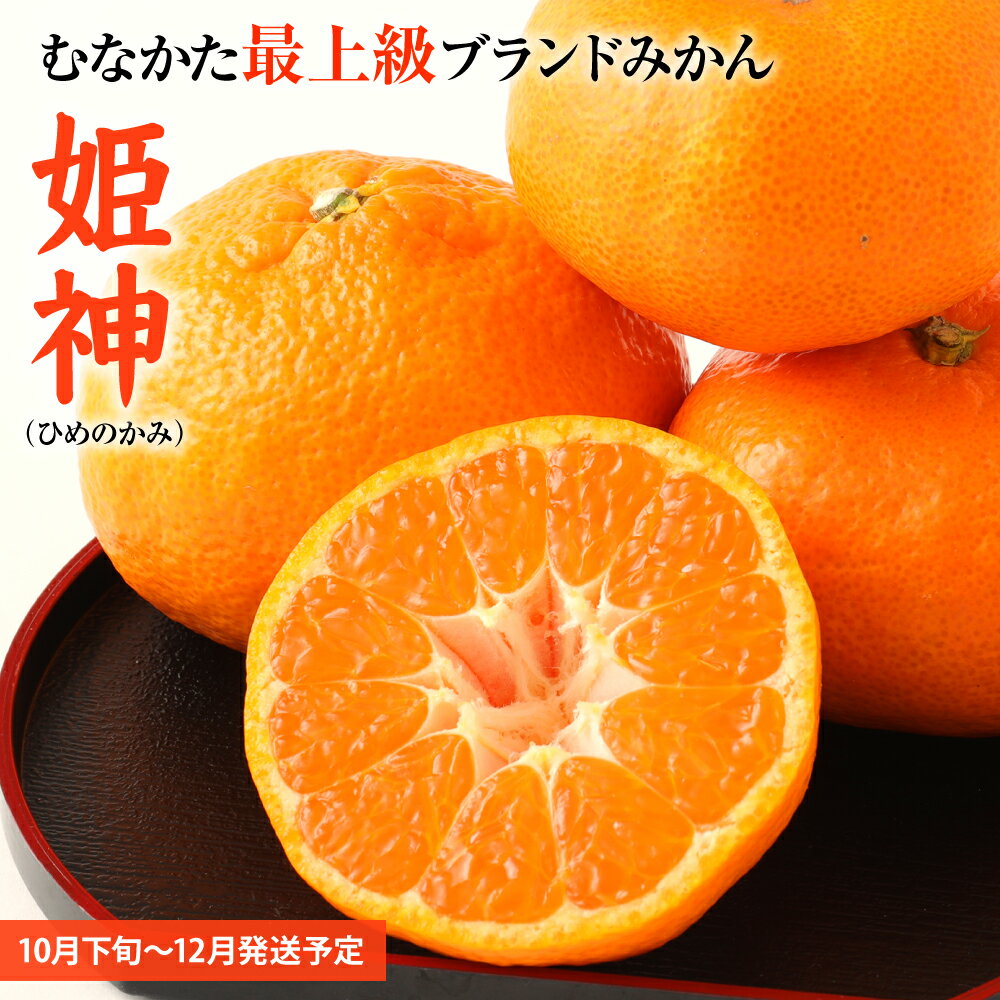 【ふるさと納税】＜選べる＞JAむなかたブランド「姫神」3kg 5kg【2025年10月下旬～12月発送】【ほたるの里】_HA1346　送料無料みかん 柑橘 果物 フルーツ ジューシー 果汁 ジュース 期間限定