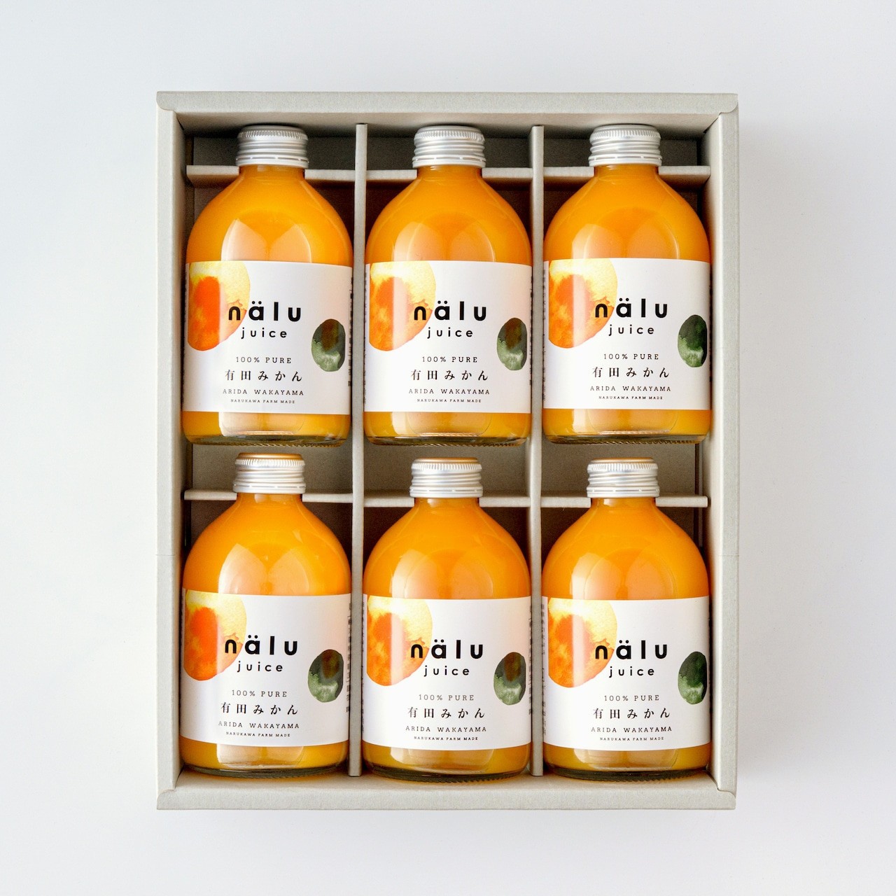 
            nalu juice 有田みかん 250ml × 6本 セット 鳴川農園
          