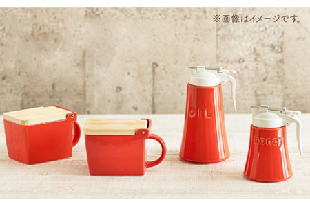 【美濃焼】DINING キッチンツールセット キャロット【ZERO JAPAN】 インテリア キッチン雑貨 調味料入れ オレンジ おしゃれ   砂糖 塩 はちみつ 油 シンプル おしゃれ 器 うつわ 