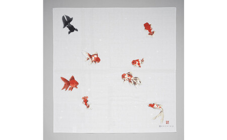 FUROSHIKI  風呂敷 ふろしき 金魚 日本製 70cm×70cm