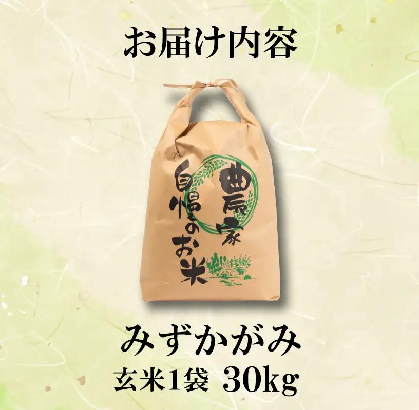 【先行予約】令和8年産 新米 みずかがみ 30kg 玄米 米 【KW028】 近江米