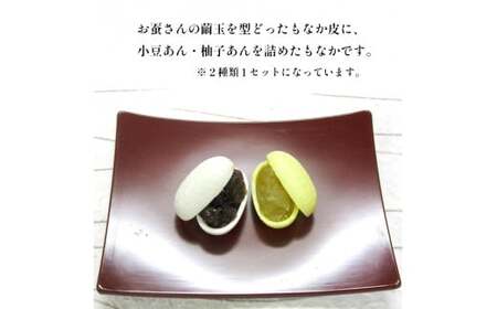 繭もなか 10袋入 【 和菓子 セット 最中 もなか 繭 まゆ 柚子あん 小豆あんスイーツ 老舗 個包装 お茶請け 贈答 贈り物 ギフト プレゼント 綾部 京都】