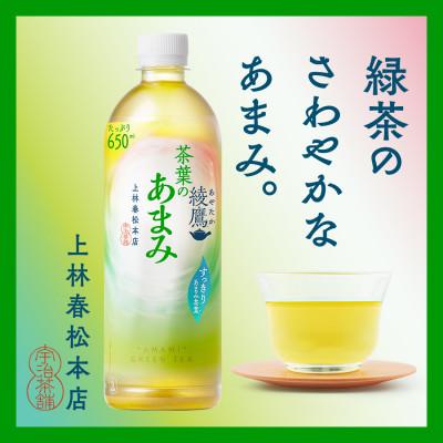 ふるさと納税 砺波市 綾鷹茶葉のあまみ　650mlPET×24本
